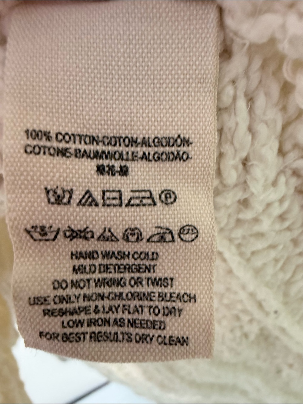 Free People Easy Cable V-Neck Sweater Ivory see tag - Picture 4 of 10